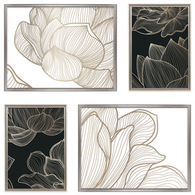 Zestaw srebrnych ramek galeria PRESTO S GF0003