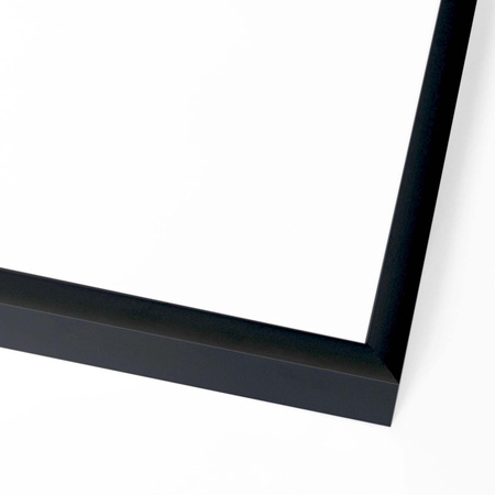 Czarna ramka aluminiowa QAL 50x60 cm