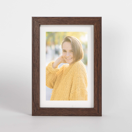 Brązowa ramka na zdjęcie FDM M6 10x15 cm