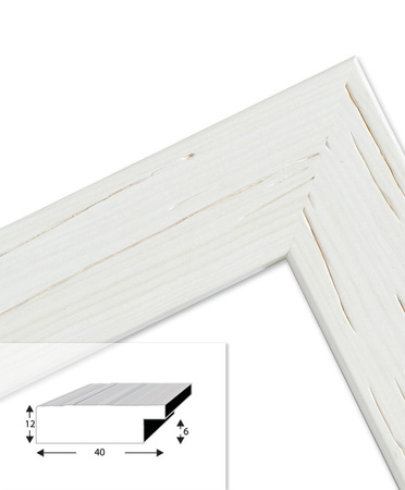 Ramka drewniana na zdjęcia DRL A 1 18x24 cm