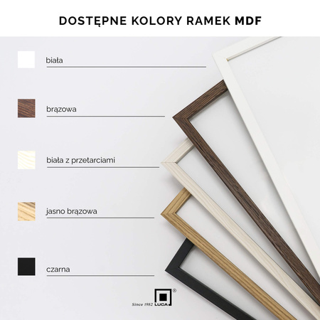 Pakiet 5 szt. brązowych ramek na zdjęcia FDM M6 10x15 cm