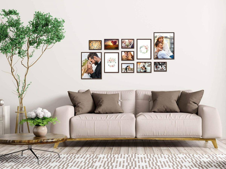 Zestaw brązowych ramek galeria PRESTO 44 GF0005