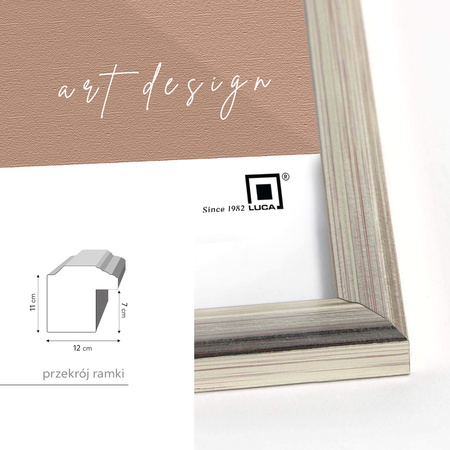 Zestaw srebrnych ramek galeria S GF0001