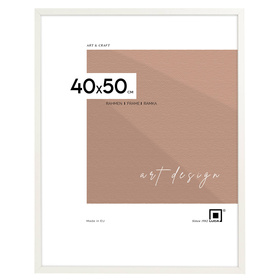 Biała ramka na zdjęcia FDM M1 40x50 cm