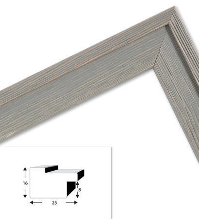 Ramka drewniana na zdjęcia DRL M 03S 30x40 cm