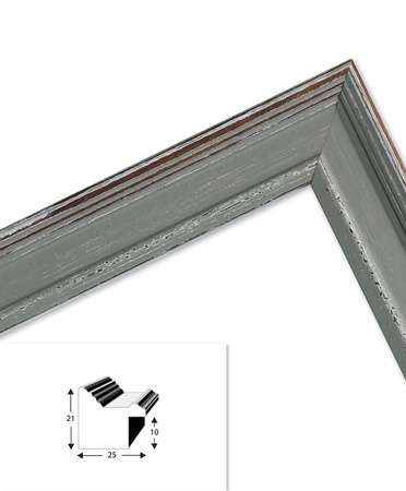 Ramka drewniana na zdjęcia DRL Z 02 30x45 cm