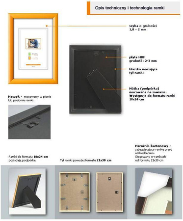 Ramka drewniana na zdjęcia EKO 10 40X50 cm