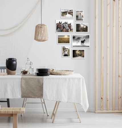 Zestaw białych ramek galeria PRESTO 1 GF0007