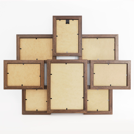 Multirama MULTI HEN 4 ramka na zdjęcia na 8 zdjęć - brązowa