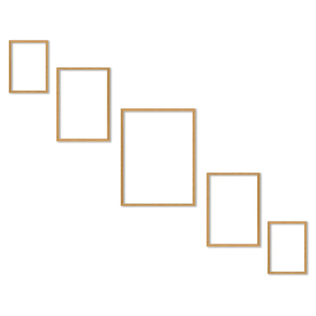 Zestaw ramek PINIA 00 GF0031 L- galeria ramek na 5 zdjęć