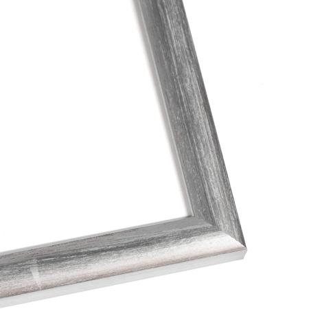 Srebrna ramka drewniana na zdjęcia EKO S2 15x21 cm