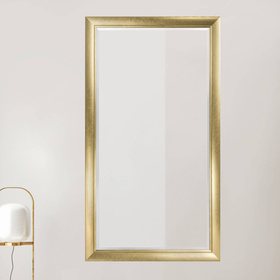 Lustro z fazą w złotej ramie LUCA LU-2472