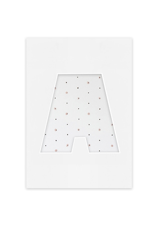 Passe Partout okienko w kształcie LITERKI "A"