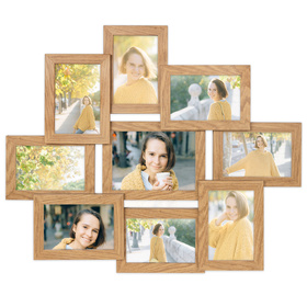 Multirama MULTI HEN 01 ramka na zdjęcia na 9 zdjęć - kolor dębowy
