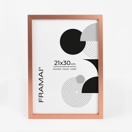 Miedziana ramka na zdjęcie LUX M 21x30 cm