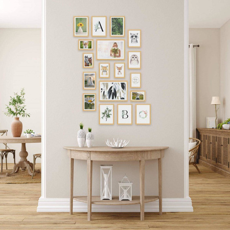 Zestaw naturalnych ramek galeria Pinia 0 GF0006