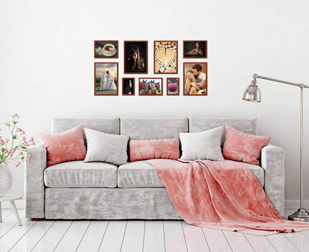 Zestaw brązowych ramek galeria 5 GF0004