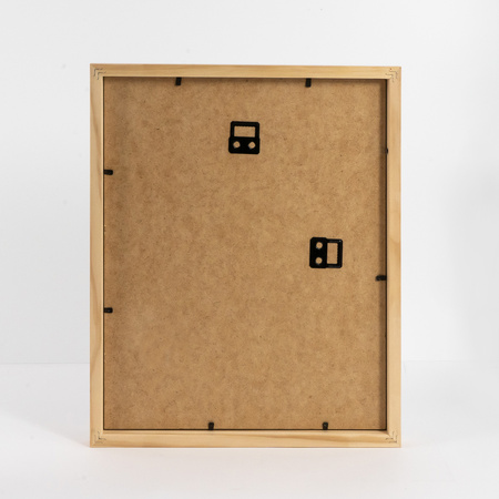 Brązowa ramka drewniana z Passe Partout AGA W 0N - 24x30 (18x24)