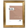 Ramka drewniana złota na zdjęcia DRL N Z 18x24 cm
