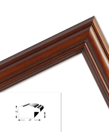 Ramka drewniana na zdjęcia DRL F 03 50x70 cm