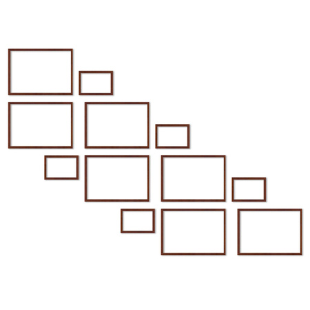 Zestaw ramek PINIA 3 GF0032 L- galeria ramek na 12 zdjęć