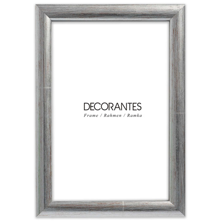 Srebrna ramka drewniana na zdjęcia EKO S2 18x24 cm