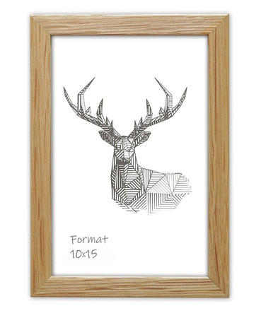 Dębowa ramka na zdjęcia DAB A 0 10x15 cm