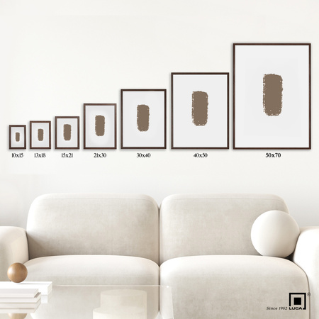 Pakiet 2 szt. białych ramek na zdjęcia FDM 1 - 50x70 cm