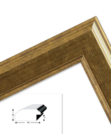 Ramka drewniana na zdjęcia DRZ A Z 10x15 cm