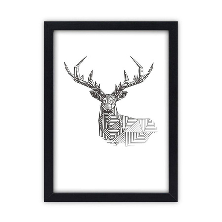 Zestaw czarnych ramek galeria PINIA 2 GF0005