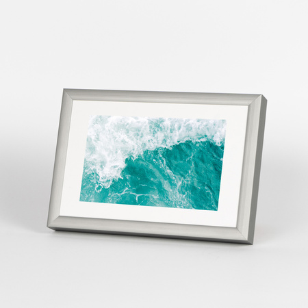 Pakiet 5 szt. srebrnych ramek aluminowych na zdjęcia ROYALL 10x15 cm