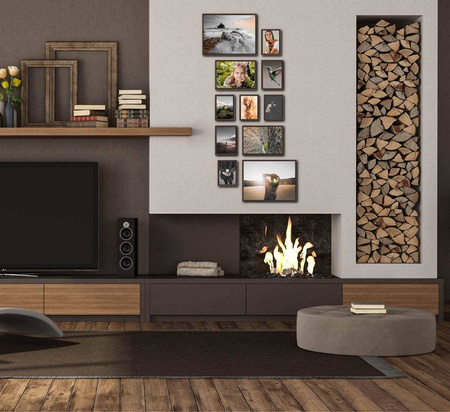 Zestaw brązowych ramek galeria PRESTO 44 GF0005