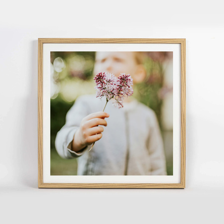 Ramka na zdjęcia 40x40 cm w dębowym kolorze FDM 02