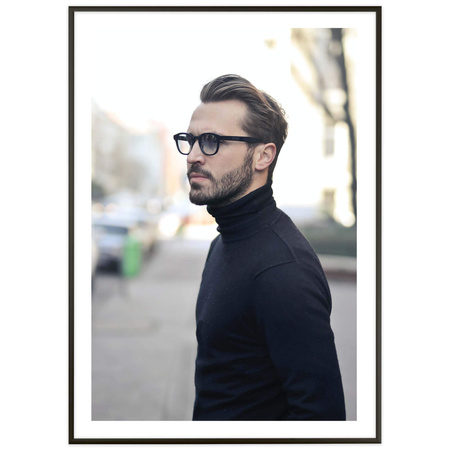 Czarna ramka aluminiowa na zdjęcia Royall 50x70 cm