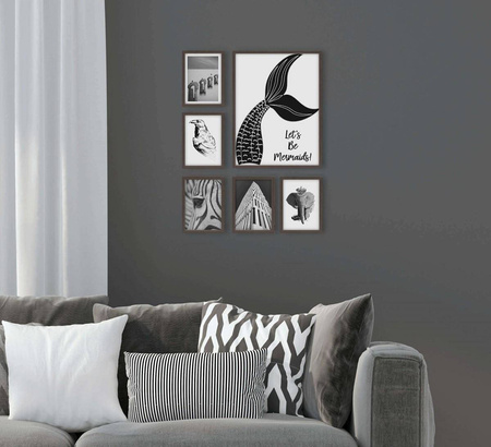 Zestaw brązowych ramek galeria Pinia 02 GF0002