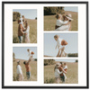 Foto Galeria 50x50 cm czarna Ramka na 5 zdjęć 15x21 cm z Passe Partout
