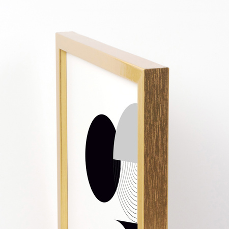 Złota ramka na zdjęcieKEA Z 21x29,7 cm