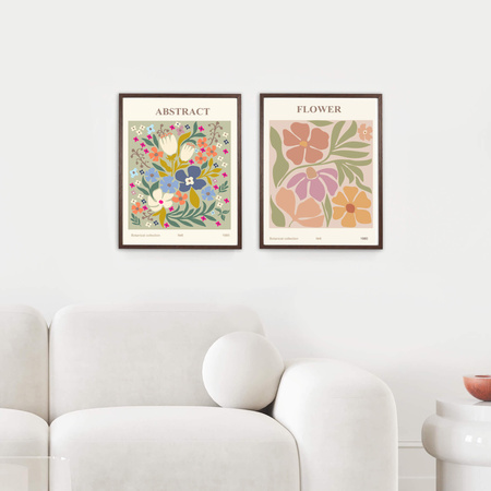 Brązowa ramka na zdjęcie FDM M6 40x50 cm