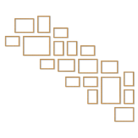 Zestaw ramek PINIA 00 GF0036 L- galeria ramek na 19 zdjęć