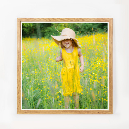 Ramka na zdjęcia w kolorze dębu HEN 01 50x50 cm