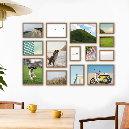 Zestaw ramek kolor dębowy Galeria HIT 33 GF0001