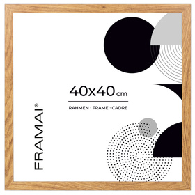 Ramka na zdjęcia w kolorze dębu HEN 01 40x40 cm