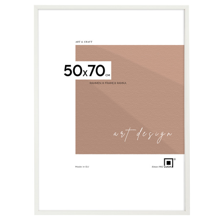 Pakiet 2 szt. białych ramek na zdjęcia FDM 1 - 50x70 cm