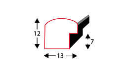 Zestaw ramek na 4 zdjęcia kolor dąb HIT 33 GF0008