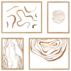 Zestaw dębowych ramek galeria PINIA 00 GF0003