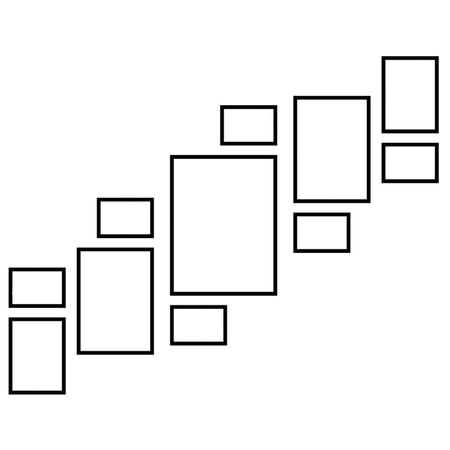 Zestaw ramek PINIA 00 GF0030 R- galeria ramek na 11 zdjęć