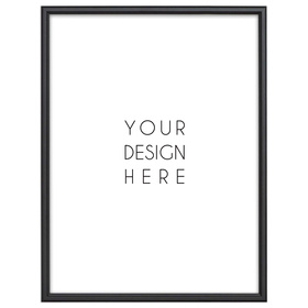 Czarna ramka drewniana DRWA 2 40x50 cm