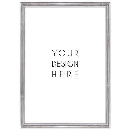 Srebrna ramka drewniana na zdjęcia EKO S2 21x30 cm