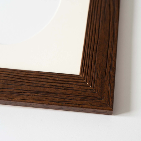 Brązowa ramka na zdjęcie EXW W3 24x30 cm