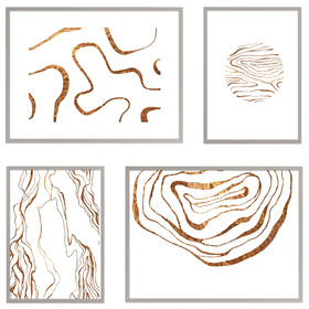 Zestaw szarych ramek galeria PINIA 05 GF0003